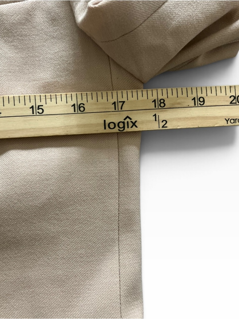 J. Crew Women’s Wool Blazer Beige Tan One Button Suit Jacket Size 4 - Picture 9 of 13